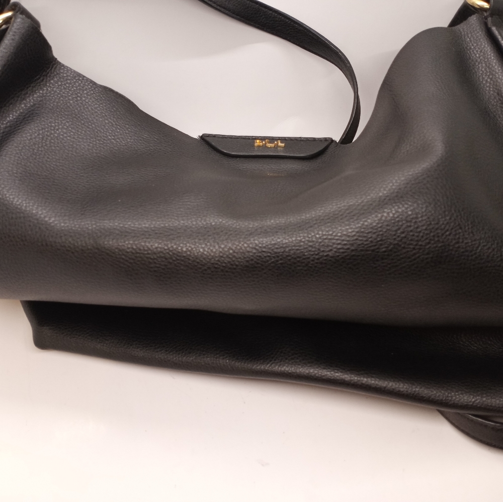Black Leather Tote Bag - Picture 8 of 10